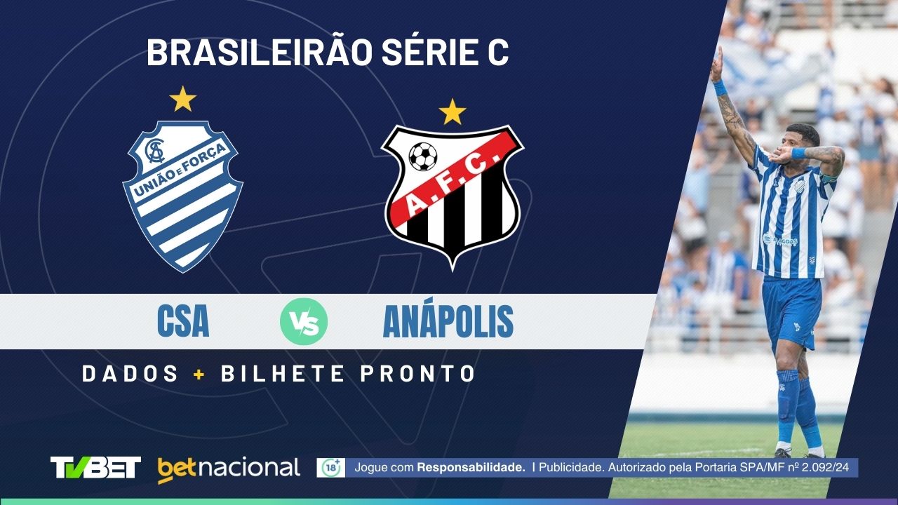 CSA x Anápolis: onde assistir, tempo real, horário, escalações e ...