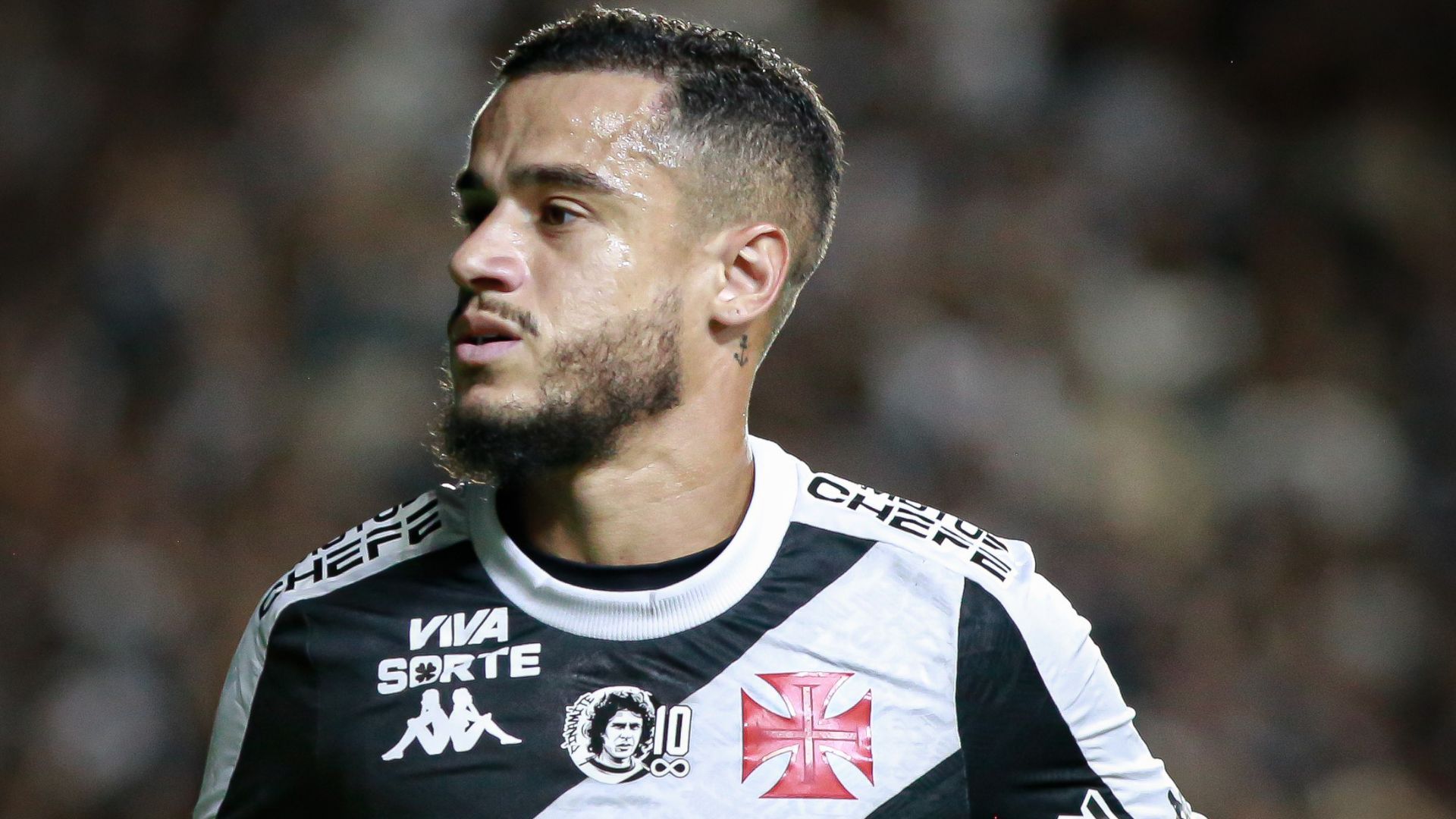 Philippe Coutinho em campo pelo Vasco