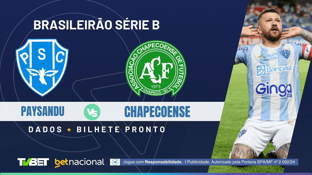 Paysandu x Chapecoense: tempo real, onde assistir, horário, escalações ...