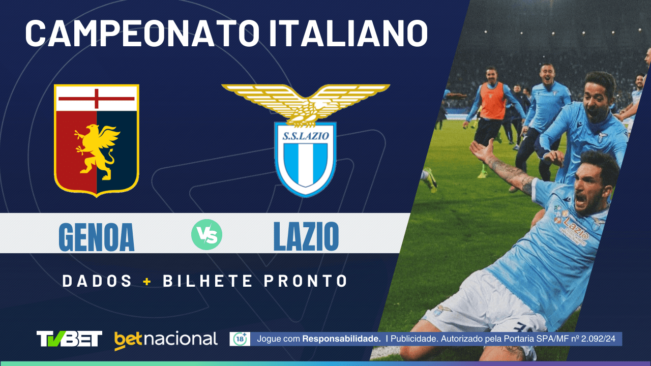 Genoa x Lazio: tempo real, onde assistir, horário, escalações e ...