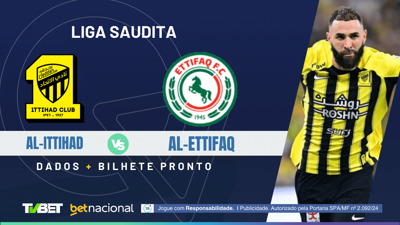 Al-Ittihad x Al-Ettifaq: tempo real, onde assistir, horário, escalações ...