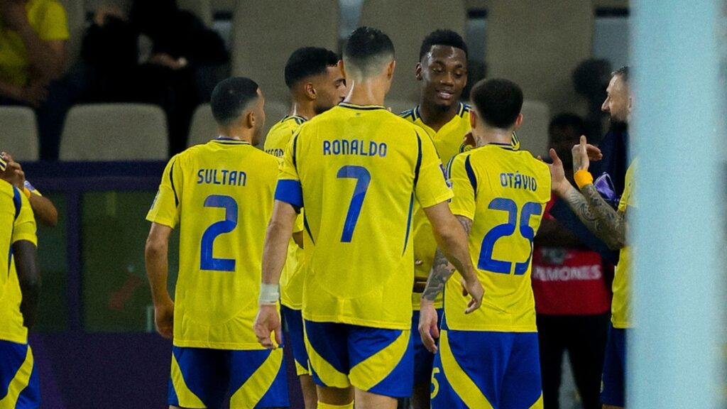 Al-Nassr venceu o Yokohama Marinos na Liga dos Campeões da AFC (Foto: Reprodução)