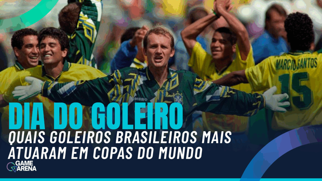 Os goleiros brasileiros com mais jogos em mundiais.