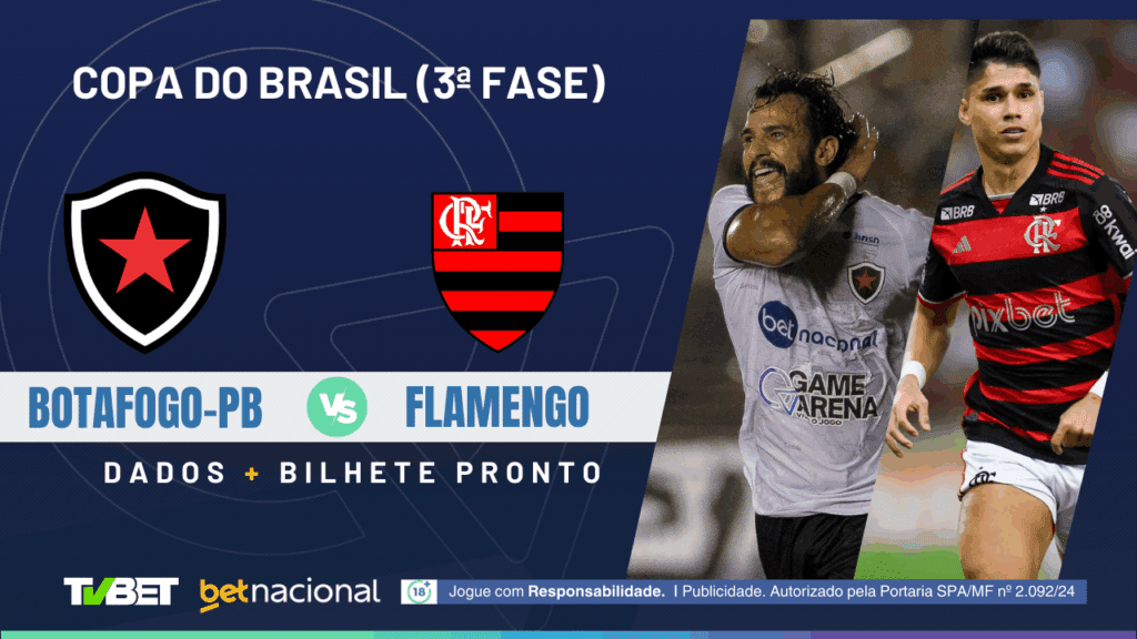 Botafogo-PB x Flamengo - Copa do Brasil 2025