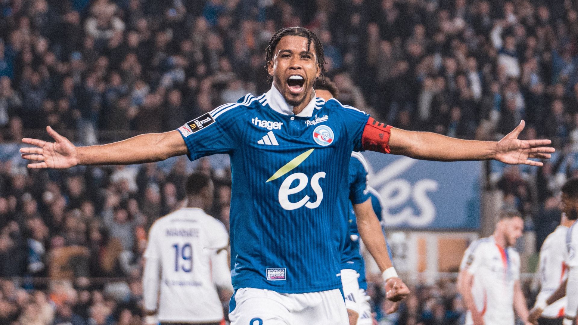 Andrey Santos, atacante do Strasbourg (Foto: Reprodução)