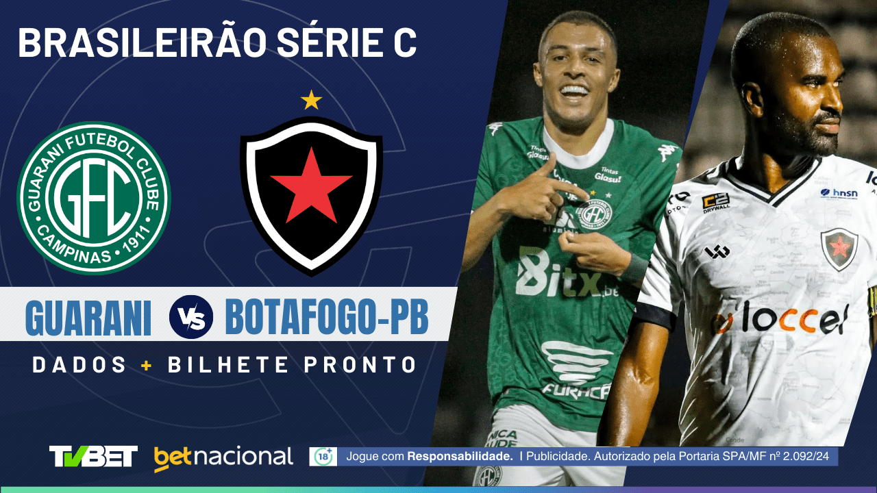 Guarani x Botafogo-PB: tempo real, onde assistir, horário, escalações e ...
