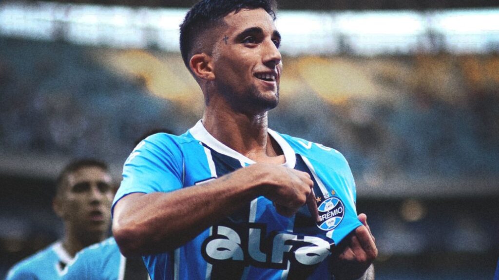 Grêmio venceu o Santos pelo Brasileirão (Foto: Reprodução)