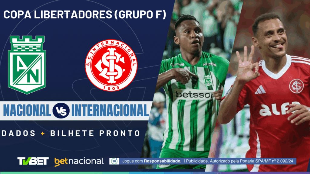 Nacional-COL x Internacional (Libertadores).