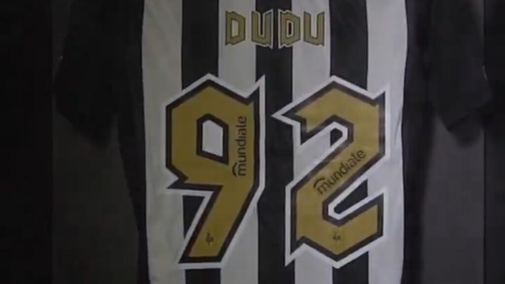Dudu usará a 92 no Atlético-MG.