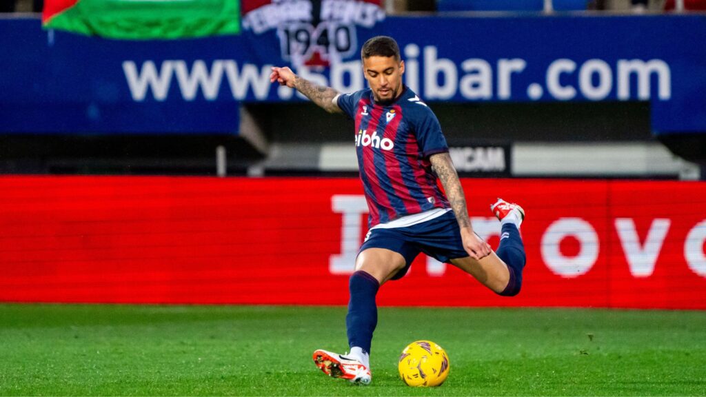 Matheus Pereira vai deixar o Eibar rumo ao Fortaleza em junho (Foto: Reprodução)