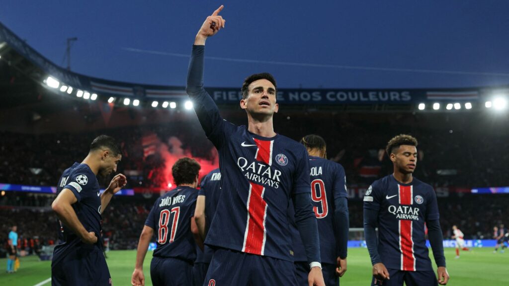 Fabián Ruiz abriu o placar para o PSG na vitória sobre o Arsenal (Foto: Thomas Samson/AFP)