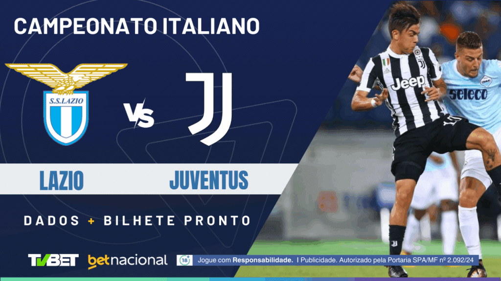 Lazio x Juventus (Série A italiana).