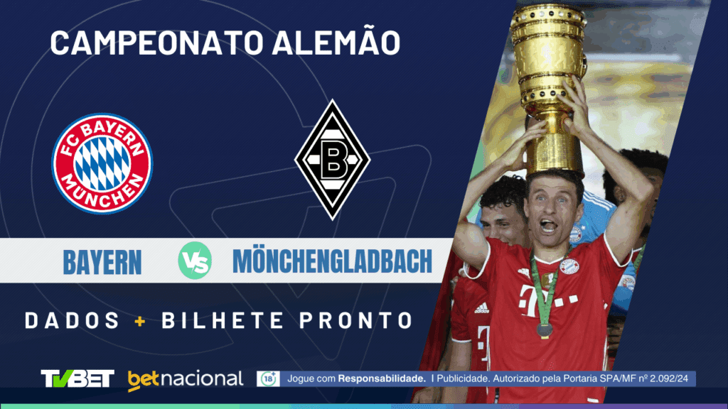 Bayern x Mönchengladbach (Bundesliga).