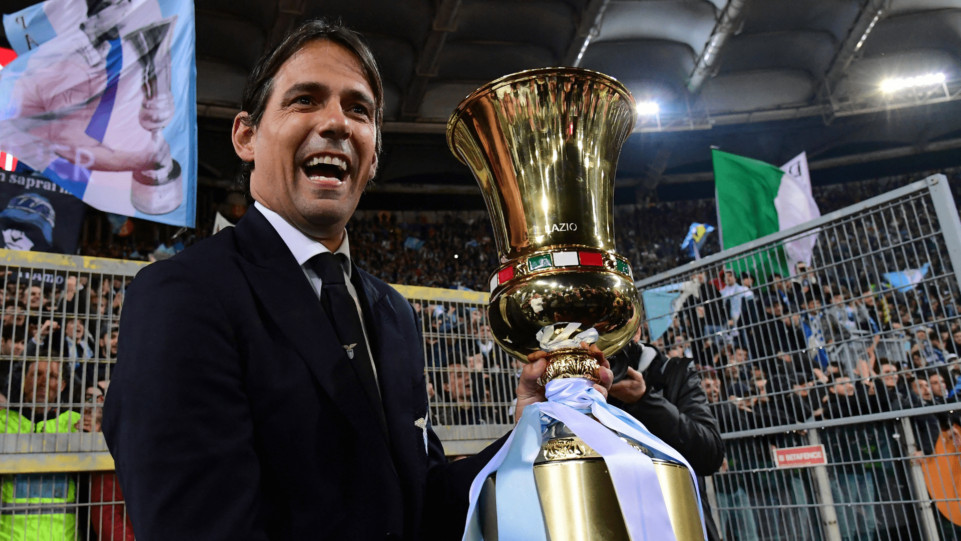 Simone Inzaghi iniciou a carreira como treinador na Lazio