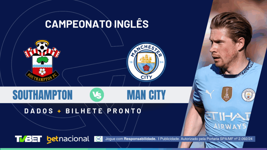 Southampton x Man City - PL 2024/25