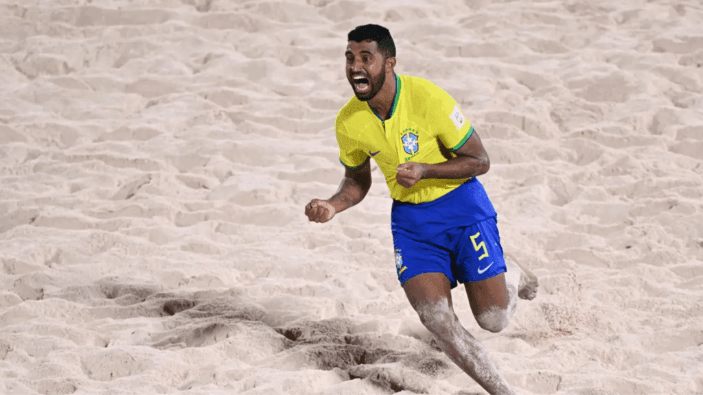 Brasil garantiu vaga para a final da Copa do Mundo de futebol de areia contra Belarus