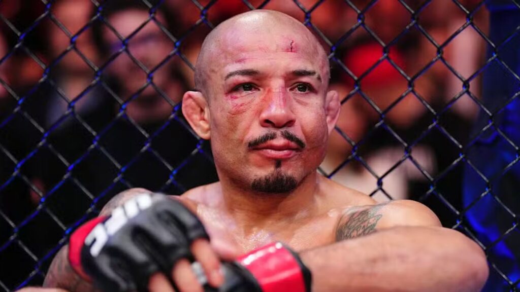 José Aldo após luta no Canadá