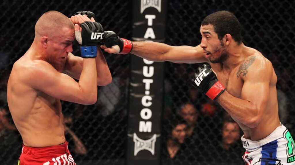 Luta contra Chad Mendes em 2012