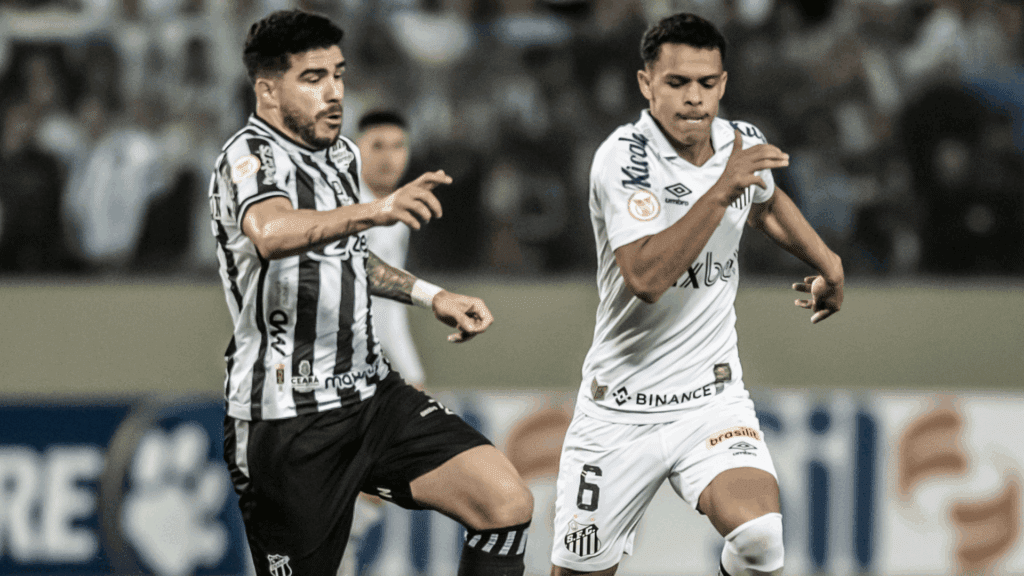 Ceará não sabe o que é vencer o Santos fora de casa