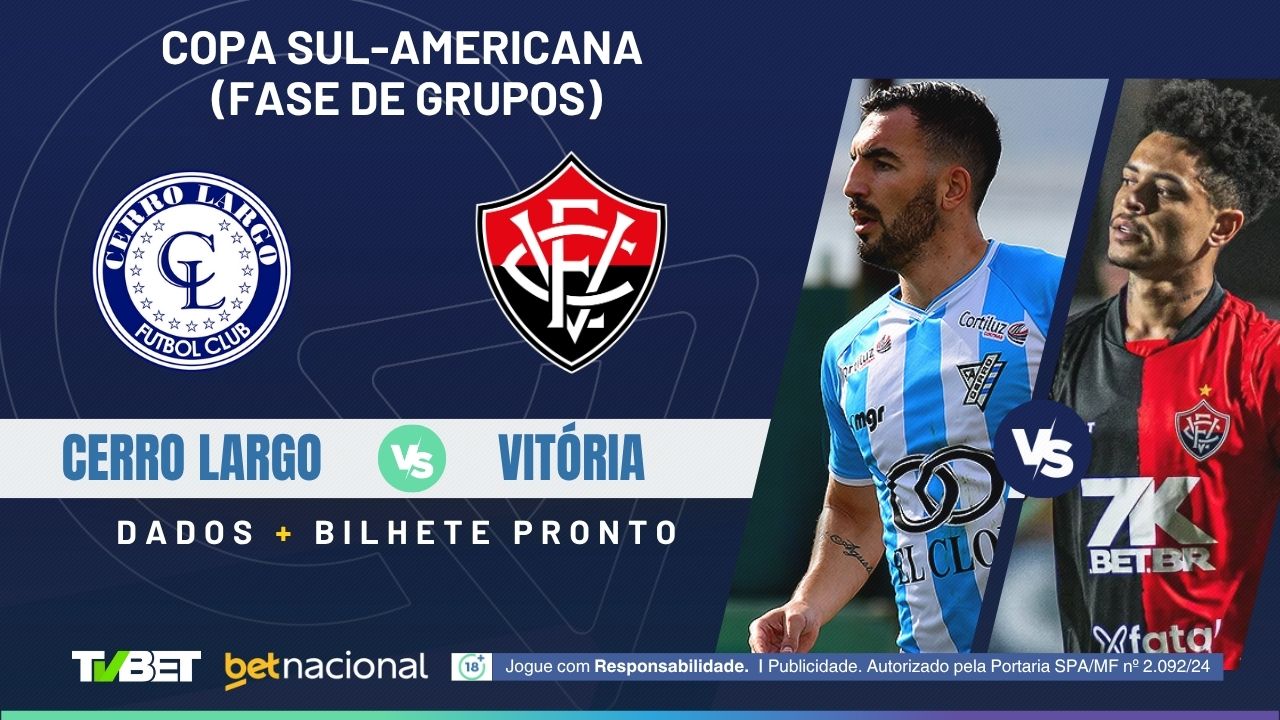 Cerro Largo x Vitória: onde assistir, tempo real, horário, escalações e ...