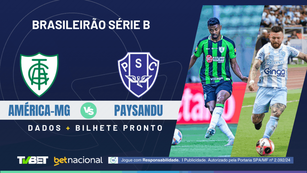 América-MG x Paysandu - Série B 2025