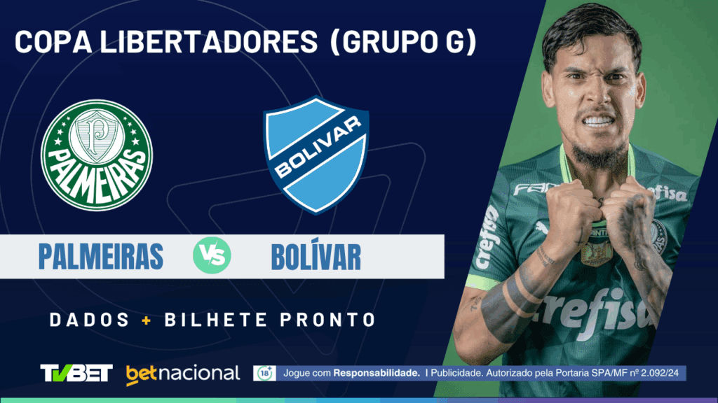 Palmeiras x Bolívar (Libertadores).