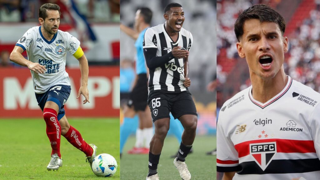 Bahia, Botafogo e São Paulo querem vencer na Libertadores