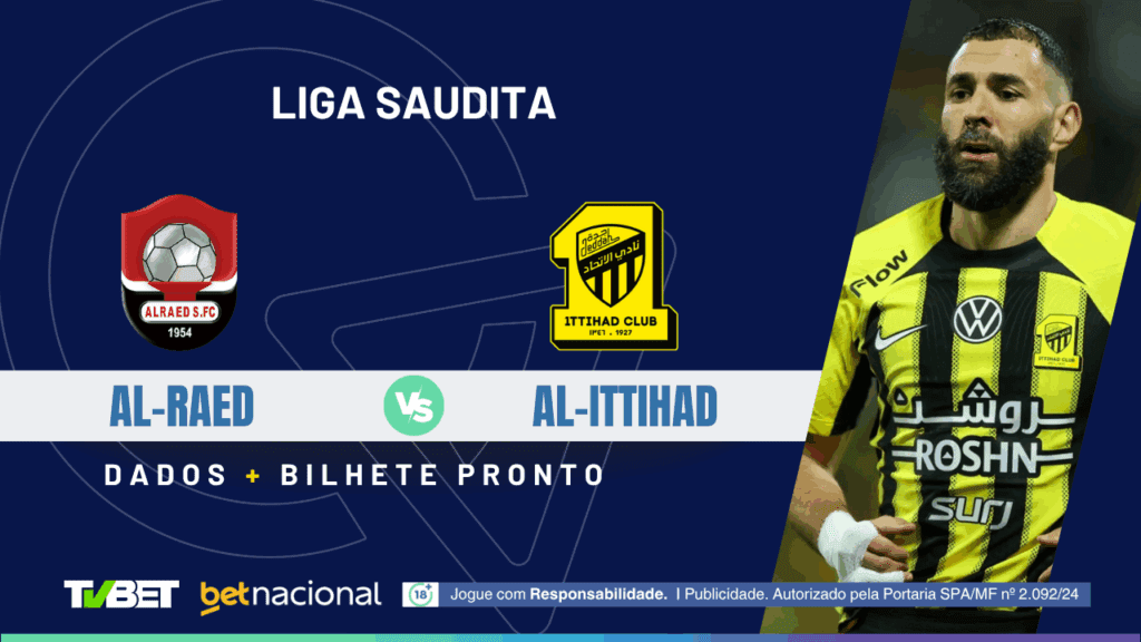 Al-Raed x Al-Ittihad - Liga Saudita 2024/25