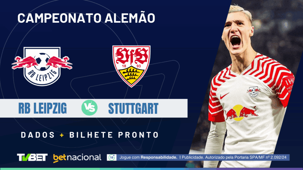 RB Leipzig x Stuttgart (Bundesliga).