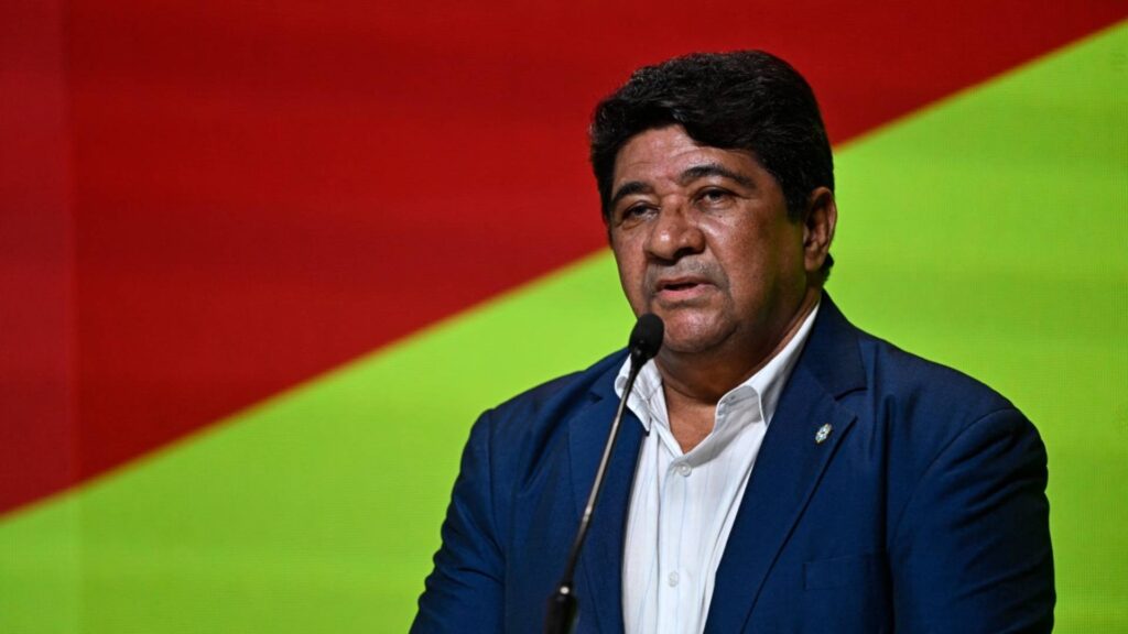 Ednaldo Rodrigues fez um apelo para o STF que deve avaliar a situação do presidente afastado da CBF. Foto: MAURO PIMENTEL / AFP)