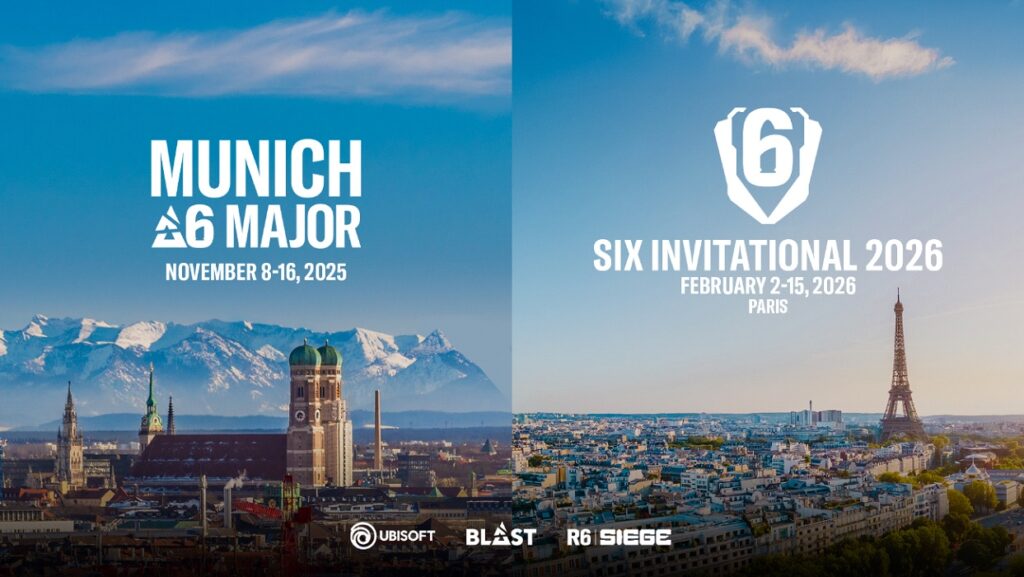 R6: locais do 2º Major de 2025 e Invitational 2026 são revelados