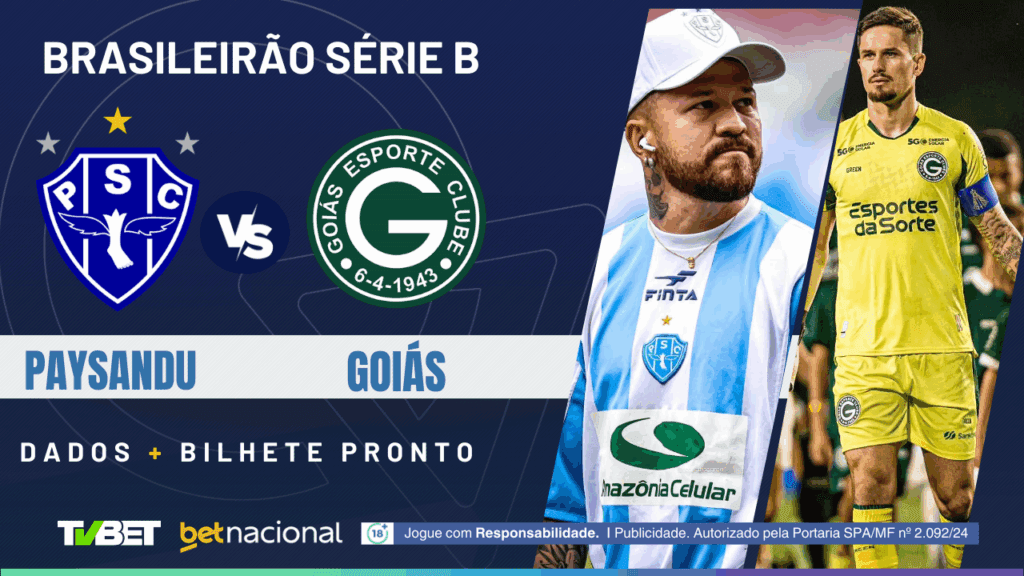 Paysandu x Goiás (Série B).