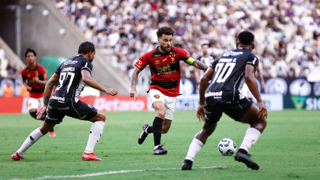O time Rubro-negro segue afundado na zona de rebaixamento. Foto: Paulo Paiva/ Sport Recife.