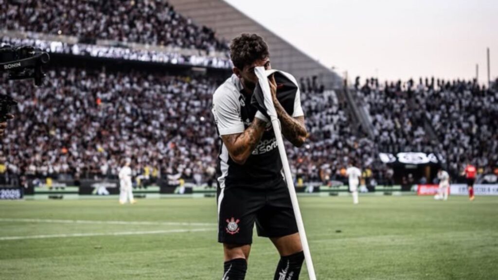 Corinthians venceu o Santos pelo Campeonato Brasileiro (Foto: Reprodução)