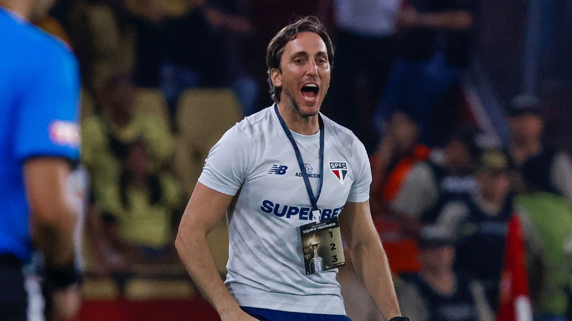 Luis Zubeldía, treinador do São Paulo (Foto: Reprodução)