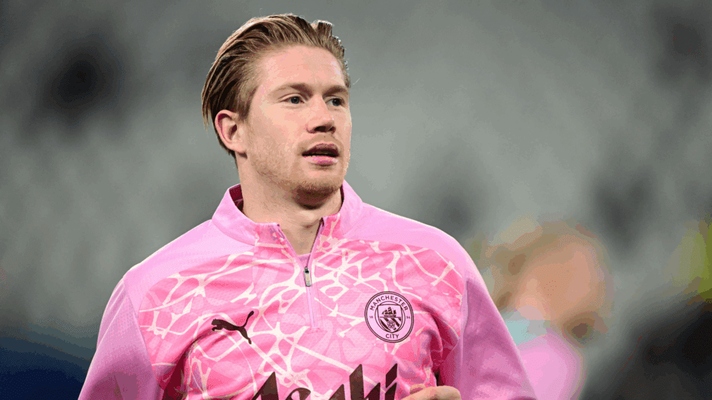 Kevin De Bruyne fará última partida pelo City nesta terça-feira (20)