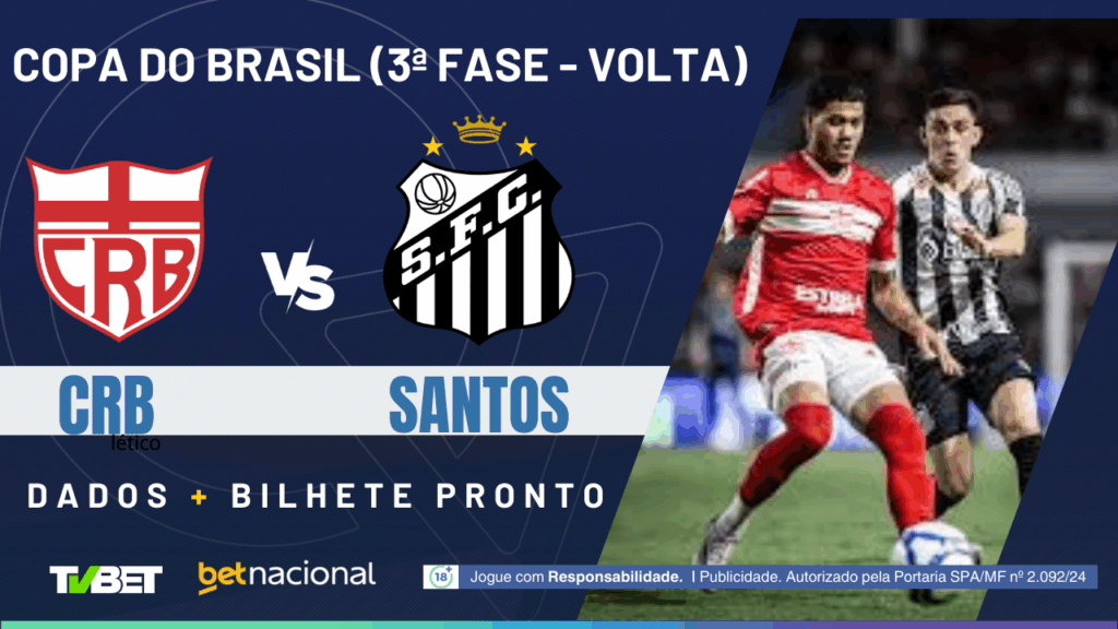 CRB X SANTOS (Copa do Brasil).