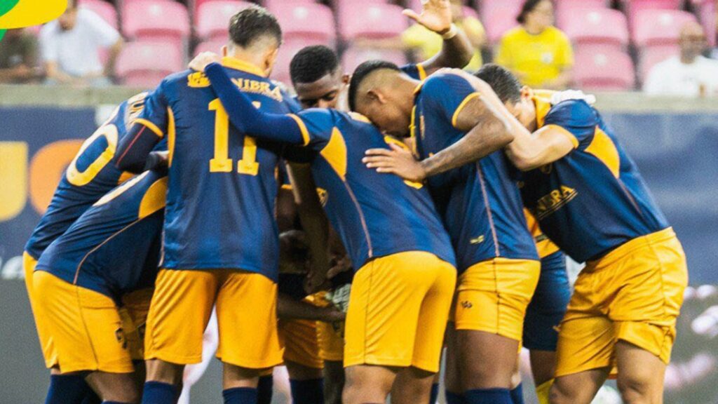 Retrô venceu o Fortaleza pela Copa do Brasil (Foto: Reprodução)