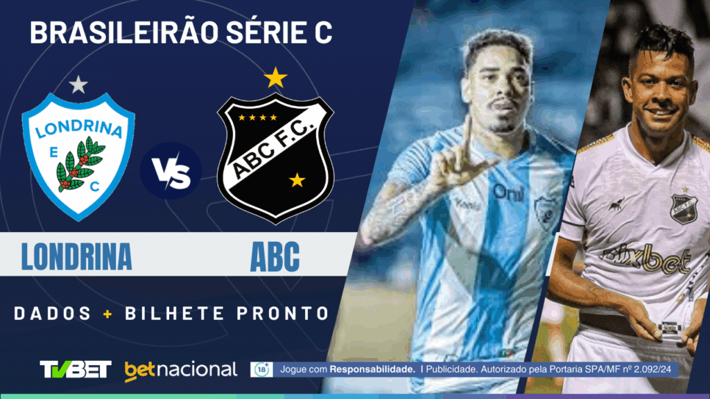 Londrina x ABC (Série C).