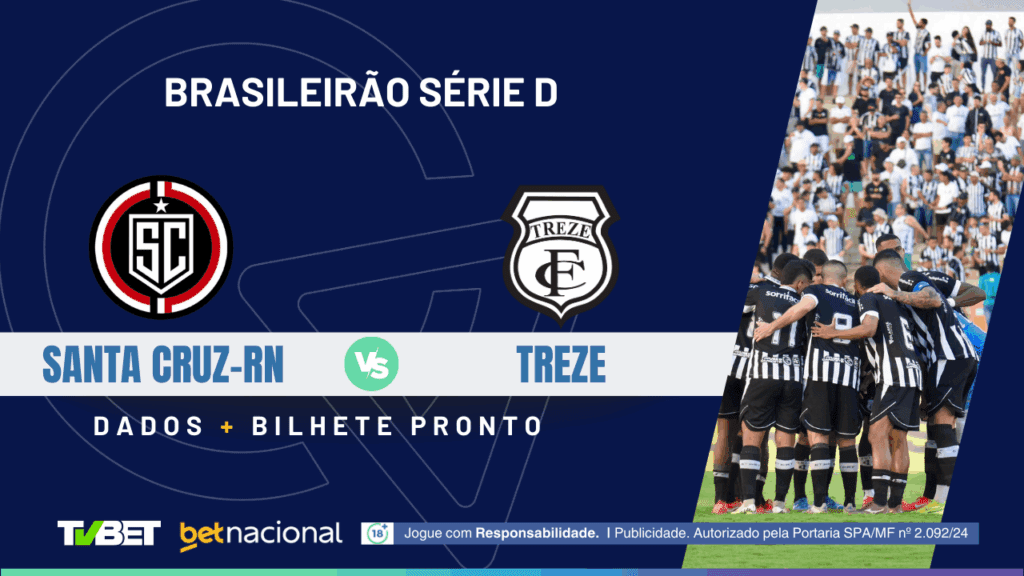 Santa Cruz-RN x Treze - Série D 2025