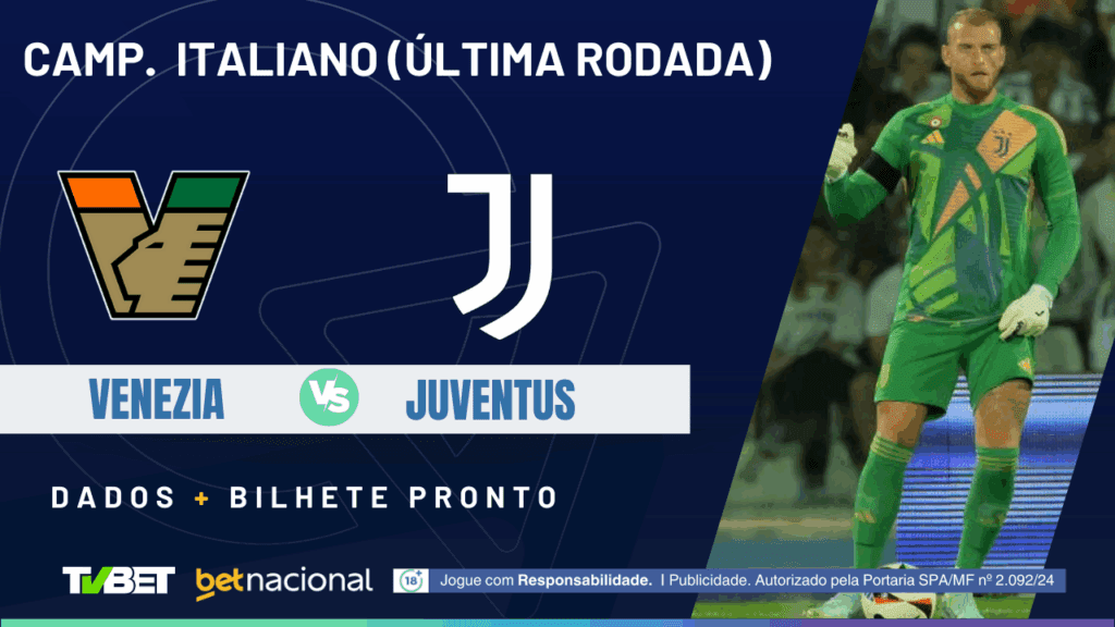 Venezia x Juventus (Série B).