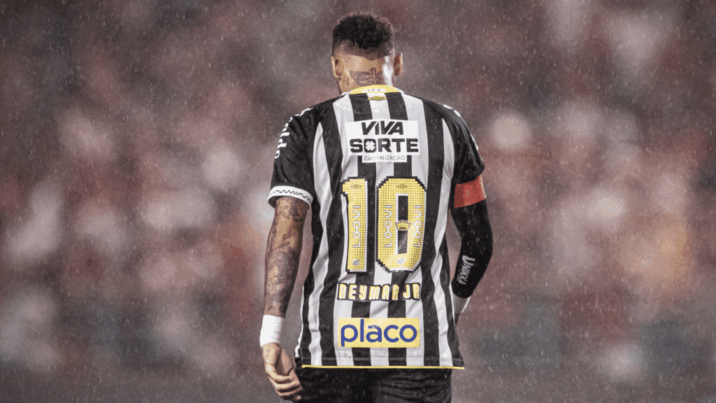 Neymar retornou ao Santos em jogo marcado por eliminação na Copa do Brasil