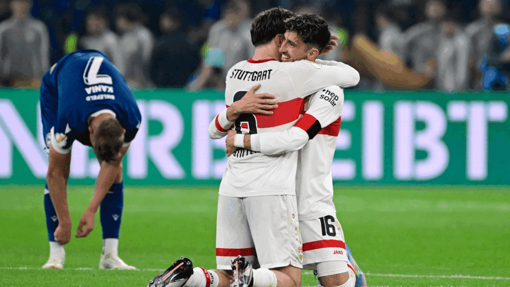 Stuttgart venceu a Copa da Alemanha ao bater o Arminia Bielefeld