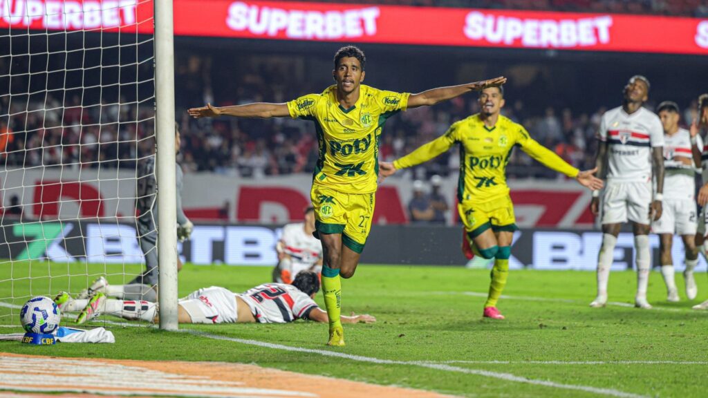 Mirassol venceu o São Paulo com gols de Gabriel (foto) e Mirassol.