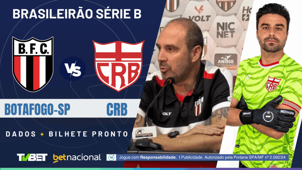 Bota-SP x CRB (Série B).