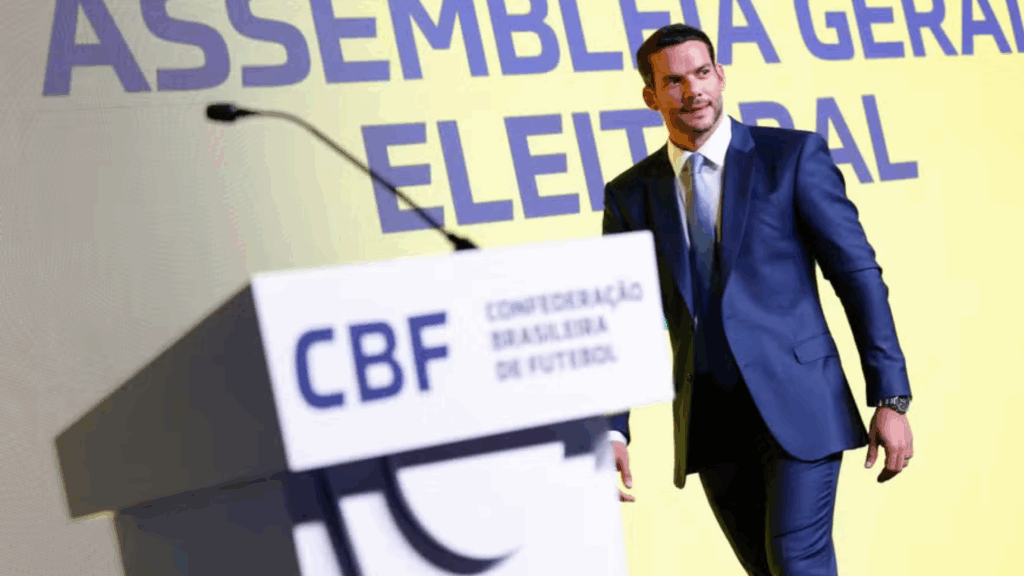 Samir Xaud é o novo presidente da CBF e terá mandato até 2029