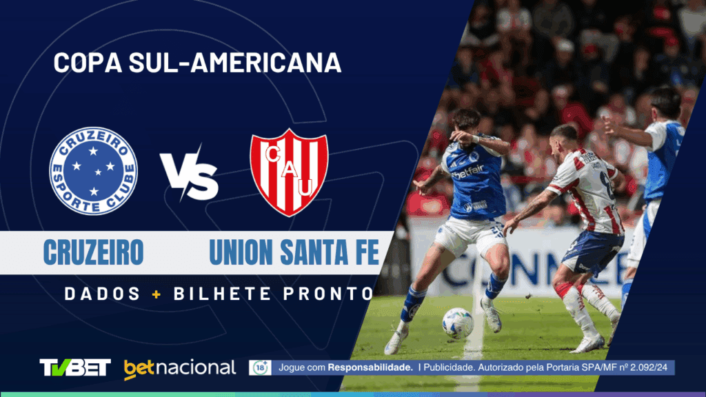 Cruzeiro x Union Santa Fe - Sul-Americana 2025