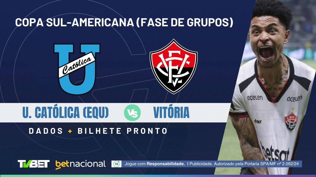 U. Católica-EQU x Vitória: onde assistir, tempo real, horário ...