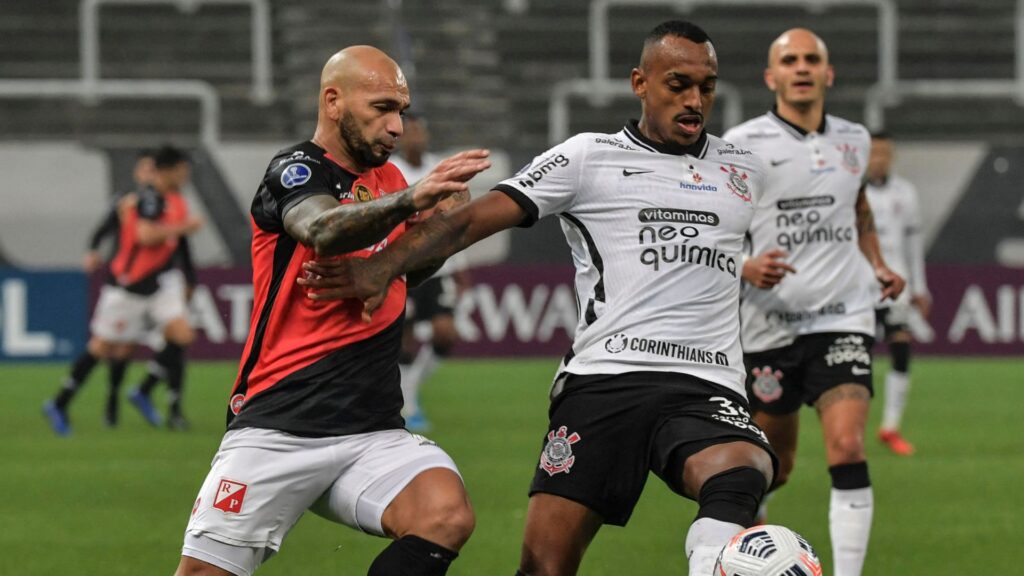 Corinthians em campo na Sul-Americana de 2021