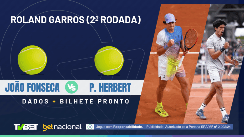João Fonseca x P. Herbert - Roland Garros